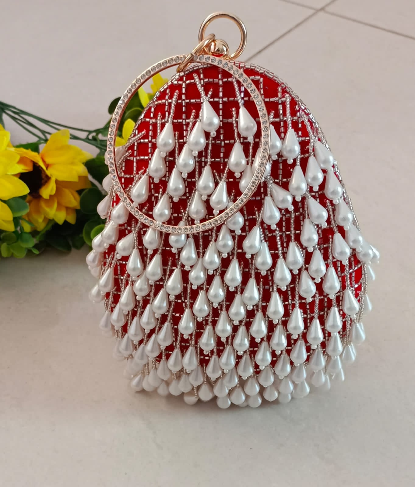 New Wedding Wear Embroidered Potli Purse